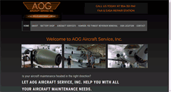 Desktop Screenshot of aogaircraftservice.com